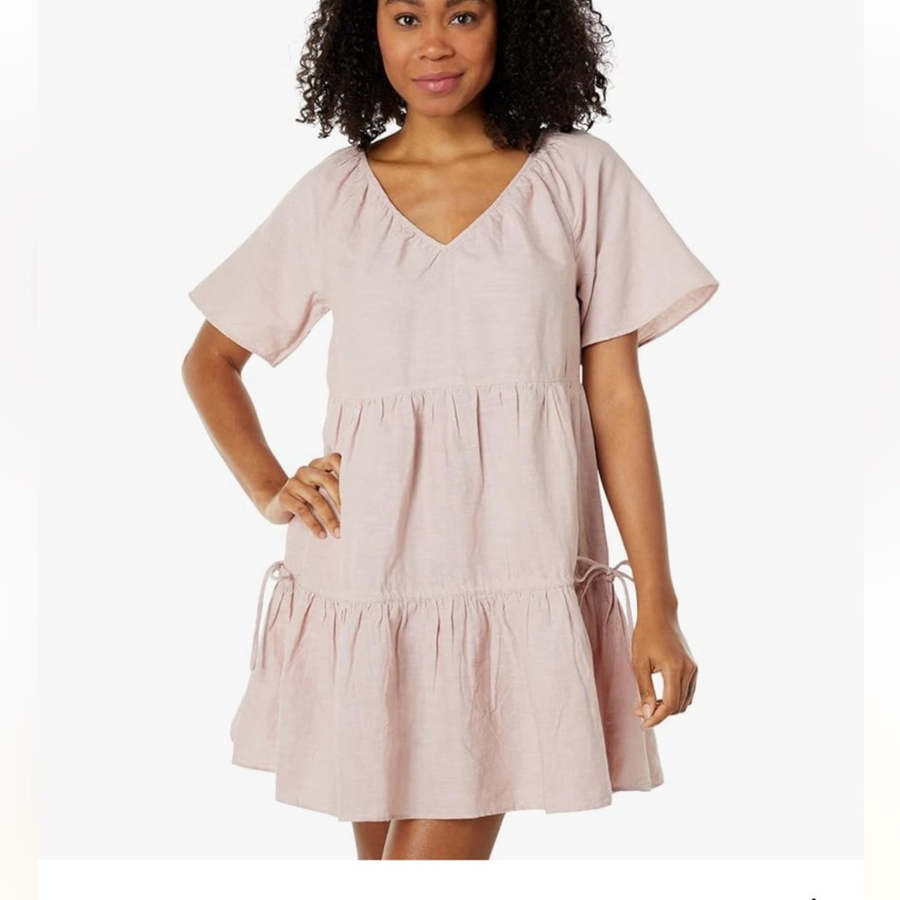 Madewell Linen-Blend Lorelei Mini Dress